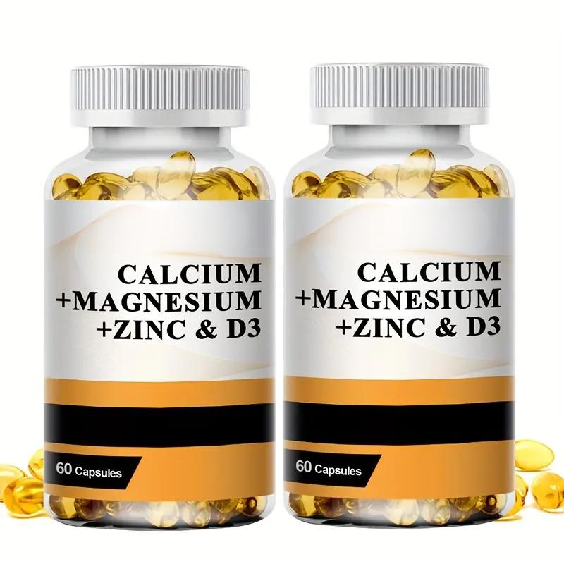 Calcium Magnesium Zinc And Vitamin D3 Capsules