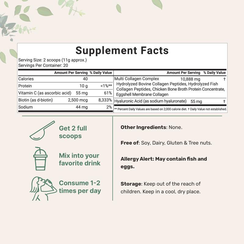 Multi Collagen Peptides Powder