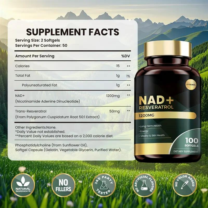 nad+ softgels