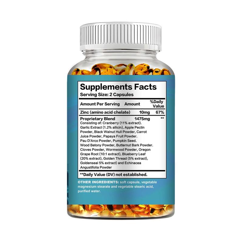 Parasite Blast Detox Complex Supplement Facts